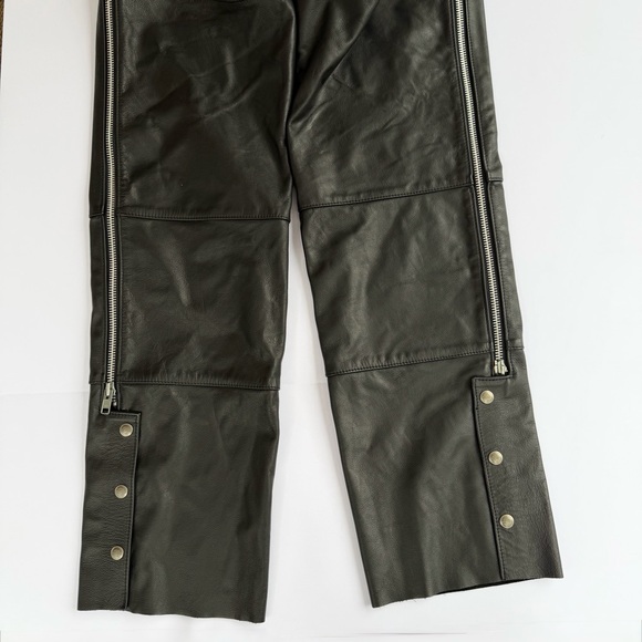 Men’s Genuine Harley Davidson USA Made Leather Chaps Size Large - Picture 14 of 16